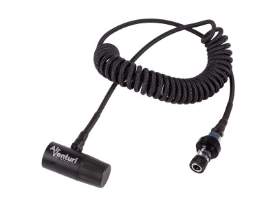 Air Venturi 30" CO2 Coiled Remote Line, Male & Female Foster Quick-Disconnect Fittings