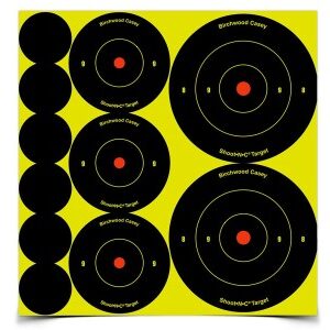 Birchwood Casey Shoot-N-C Self-Adhesive Round Bullseye Targets & Pasters, 121ct