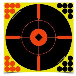 Birchwood Casey Shoot-N-C Targets, 8" Bullseye, 50 Targets + 200 Pasters