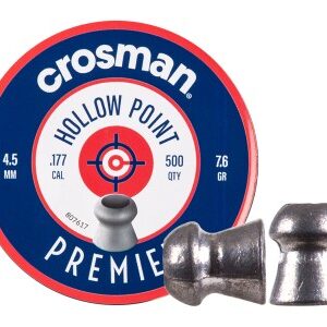 Crosman Premier .177 Cal, 7.9 Grains, Hollowpoint, 500ct